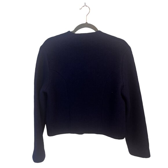 TRUE VINTAGE Tally-Ho 100% Wool Button Down Cardigan Sweater - Picture 2 of 5